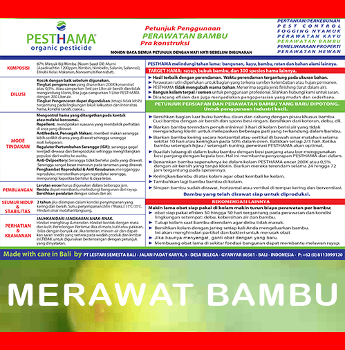 pesthama petunjuk bambu