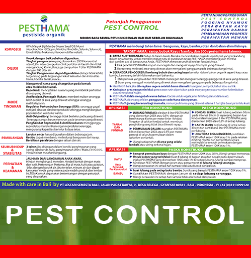 pesthama petunjuk pest control